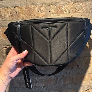 Karl Lagerfeld black Fanny pack. NWT.